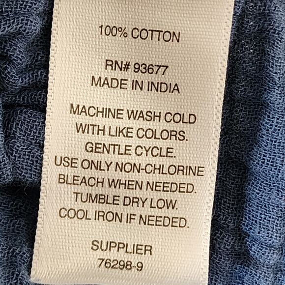 A.n.a. Medium Navy Blue Blouse - Picture 4 of 4